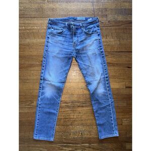 AG Adriano Goldschmied Skinny Mid/ Light‎ Washed Denim 34R